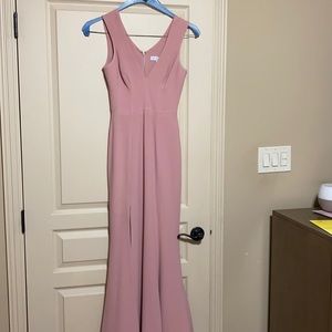 Dress the Population blush gown